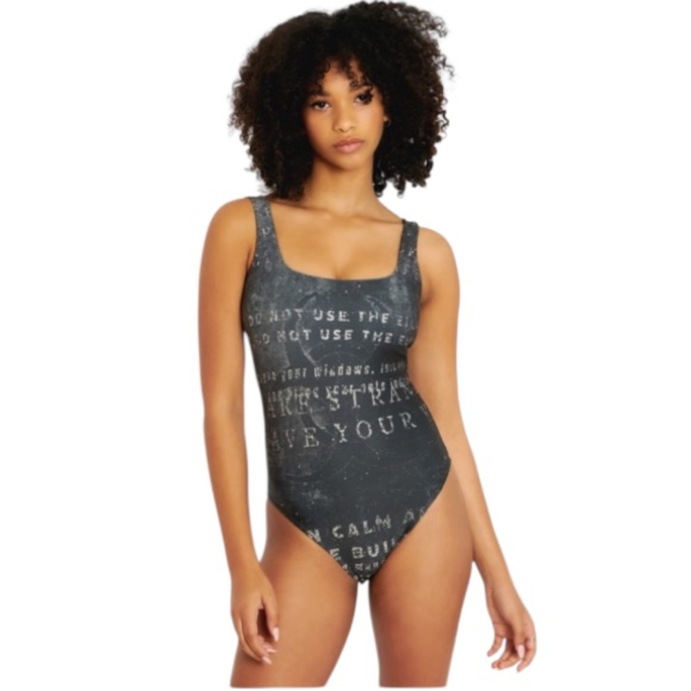 💥NWOT Blackmilk Emergency Broadcast Bodysuit ~ LIMITED Size XS